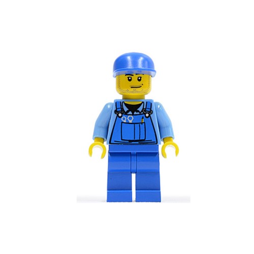 Конструктор LEGO Hot Rod Mechanic - Male 1 деталей (rac038-used)