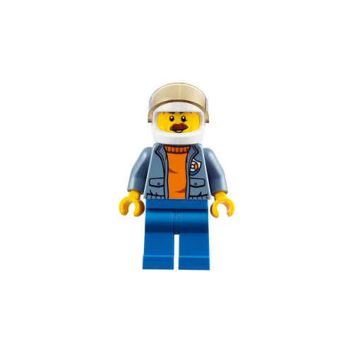 Конструктор LEGO Helicopter Pilot with Moustache 1 деталей (cty0828-used)