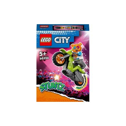 Конструктор LEGO Stunt Каскадерський мотоцикл ведмедя 10 деталей (60356)