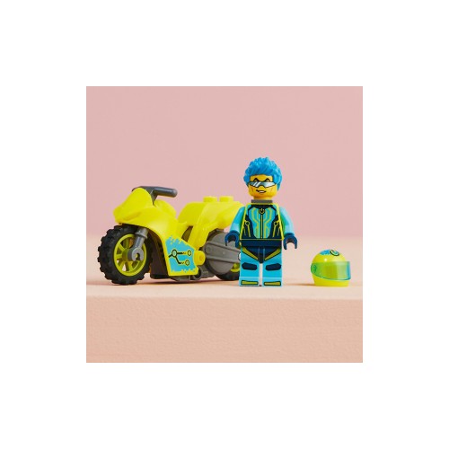 Конструктор LEGO Stunt Каскадерський кібермотоцикл 13 деталей (60358) - изображение 4