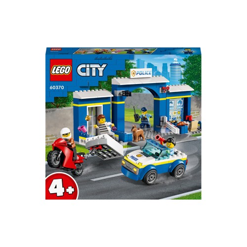 Конструктор LEGO Переслідування на поліцейській дільниці 172 деталей (60370)