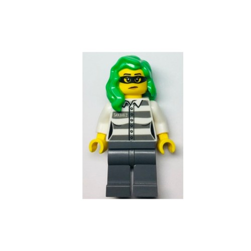 Конструктор LEGO Jail Prisoner 50382 - Female, Green Hair 1 деталей (cty1364)