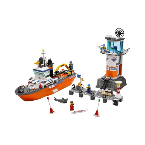 Конструктор LEGO Корабель і вежа служби берегового спостереження 444 деталей (7739) - изображение 2