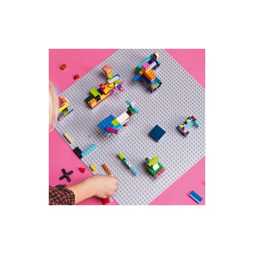 Конструктор LEGO Базова пластина сірого кольору 1 деталей (11024) - изображение 3