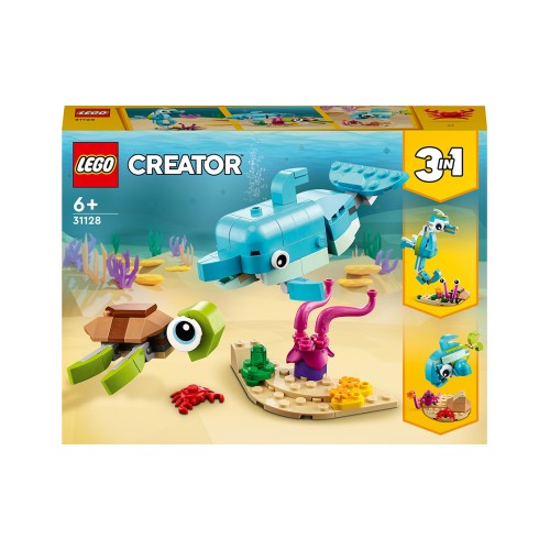Конструктор LEGO Дельфін і черепаха 137 деталей (31128)
