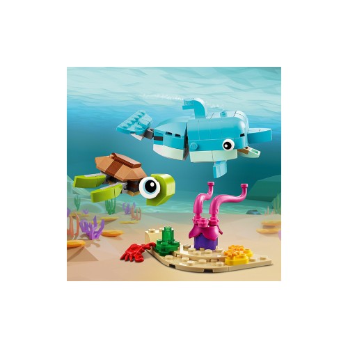 Конструктор LEGO Дельфін і черепаха 137 деталей (31128) - изображение 5
