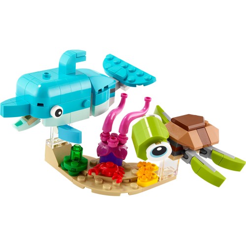 Конструктор LEGO Дельфін і черепаха 137 деталей (31128) - изображение 8