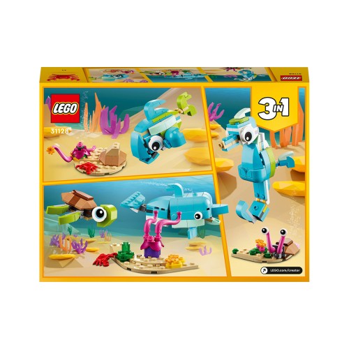 Конструктор LEGO Дельфін і черепаха 137 деталей (31128) - изображение 9