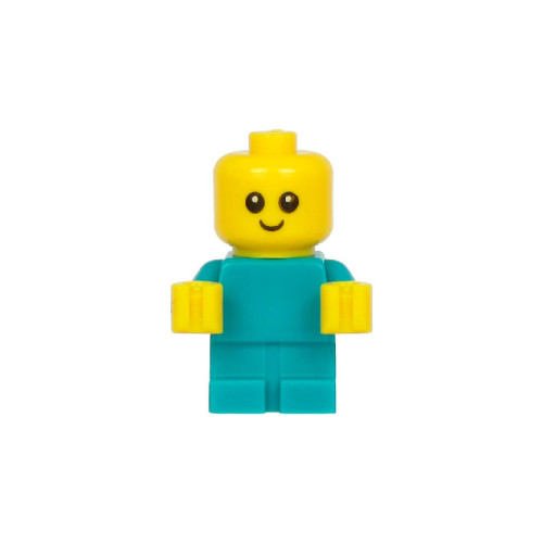 Конструктор LEGO Baby - Dark Turquoise Body with Yellow Hands 2 деталей (cty1186)