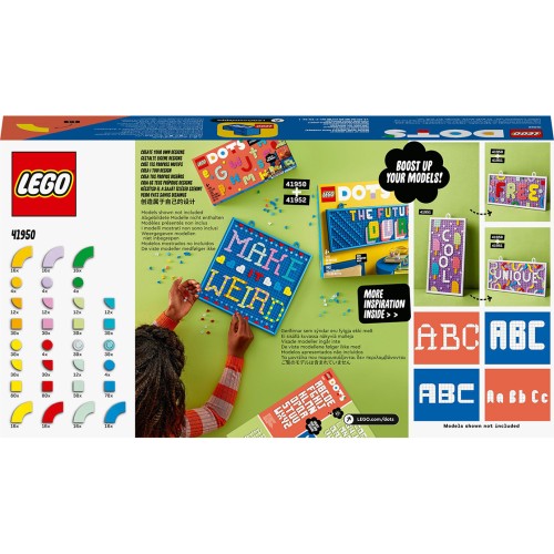 Конструктор LEGO Набір елементів&nbsp;DOTS. Літери 722 деталей (41950) - изображение 7