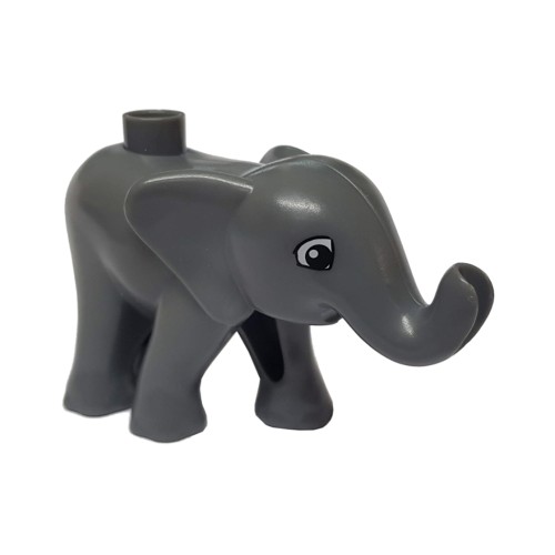 Конструктор LEGO Elephant Baby - Walking, Eyes Squared Pattern 1 деталей (eleph5c01pb01-used)
