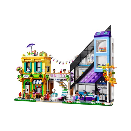 Конструктор LEGO Квіткові та дизайнерські крамниці у центрі міста 2010 деталей (41732) - изображение 8
