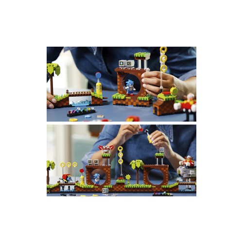 Конструктор LEGO Їжачок Сонік — Зона із зеленим пагорбом 1125 деталей (21331) - изображение 7