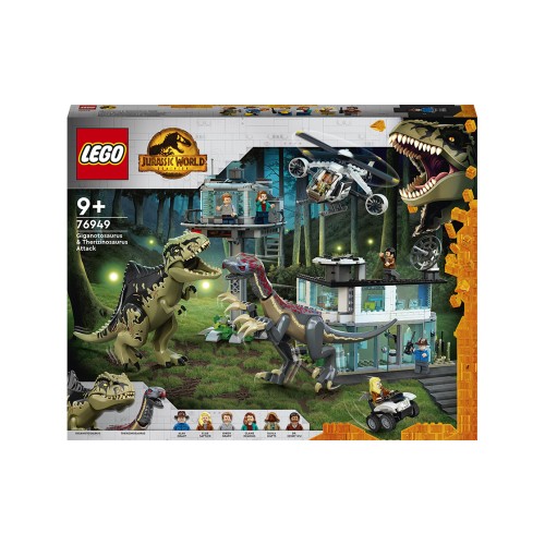 Конструктор LEGO Напад гіганотозавра та теризинозавра 810 деталей (76949) - изображение 1