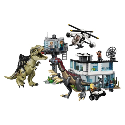 Конструктор LEGO Напад гіганотозавра та теризинозавра 810 деталей (76949) - изображение 8