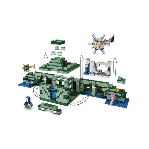 Конструктор LEGO Підводна фортеця 1122 деталей (21136) - изображение 4