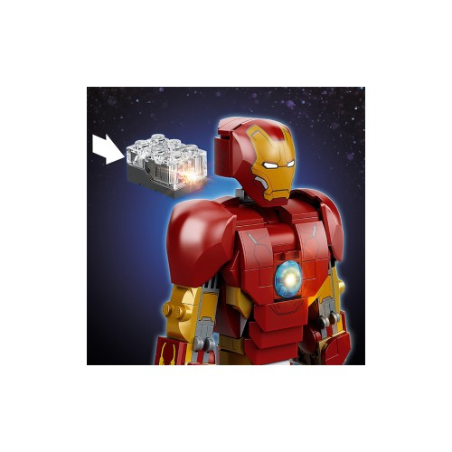 Конструктор LEGO Marvel Avengers Фігурка Залізної людини 381 деталей (76206) - изображение 6