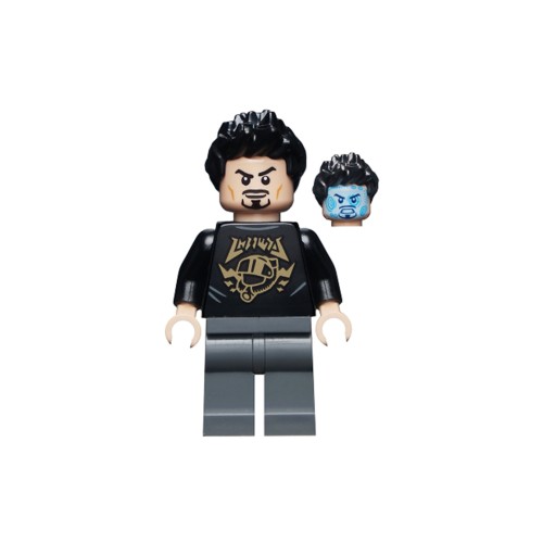 Конструктор LEGO Tony Stark - Black Top with Gold Pattern 1 деталей (sh747)