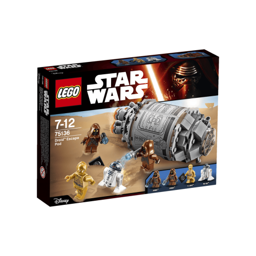 Конструктор LEGO Рятувальна капсула дроїд 197 деталей (75136)