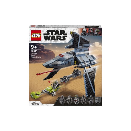 Конструктор LEGO Штурмовий шаттл Bad Batch 969 деталей (75314)