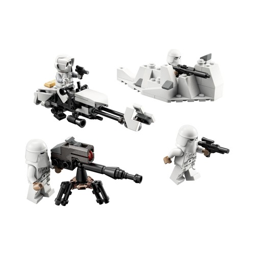Конструктор LEGO Сніговий штурмовик™&nbsp;Бойовий набір, Сніговий штурмовик Бойовий набір 105 деталей (75320) - изображение 8
