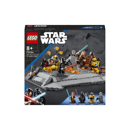 Конструктор LEGO Обі-Ван Кенобі проти Дарта Вейдера 408 деталей (75334)