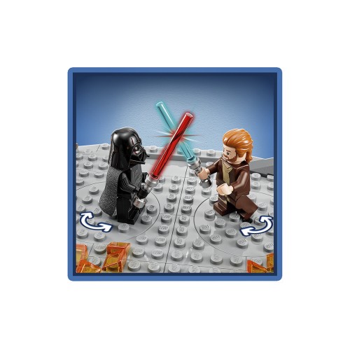 Конструктор LEGO Обі-Ван Кенобі проти Дарта Вейдера 408 деталей (75334) - изображение 5
