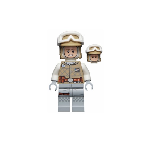 Конструктор LEGO Luke Skywalker - Hoth, Balaclava Head 1 деталей (sw1143)