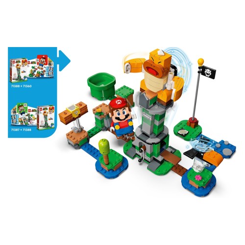 Конструктор LEGO Падіння вежі Боса Сумо Бро. Додатковий рівень 231 деталей (71388) - изображение 9