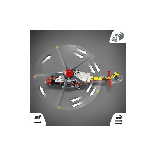 Конструктор LEGO Рятувальний гелікоптер Airbus H175 2001 деталей (42145) - изображение 6
