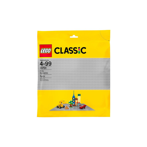 Конструктор LEGO Сіра базова пластина 1 деталей (10701) - изображение 2