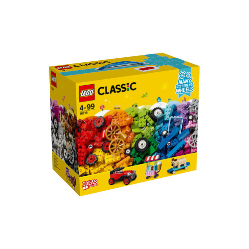 Конструктор LEGO Кубики і колеса 442 деталей (10715)