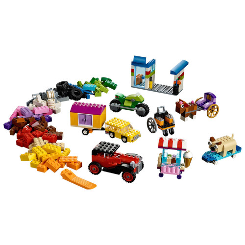 Конструктор LEGO Кубики і колеса 442 деталей (10715) - изображение 2