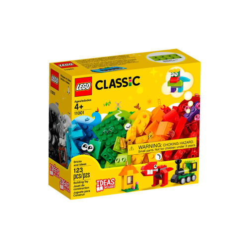 Конструктор LEGO Кубики та ідеї 123 деталей (11001)