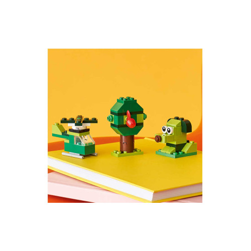 Конструктор LEGO Зелений набір для конструювання 60 деталей (11007) - изображение 3