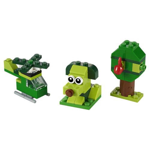 Конструктор LEGO Зелений набір для конструювання 60 деталей (11007) - изображение 4