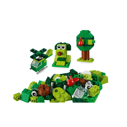 Конструктор LEGO Зелений набір для конструювання 60 деталей (11007) - изображение 5