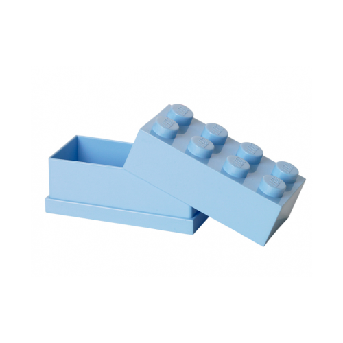 Конструктор LEGO Пластиковий міні-кубик для зберігання 8, блакитний 5 деталей (40121736) - изображение 2