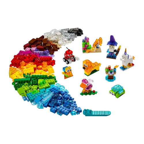 Конструктор LEGO Прозорі кубики для творчості 500 деталей (11013) - изображение 2