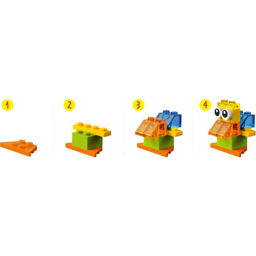 Конструктор LEGO Прозорі кубики для творчості 500 деталей (11013) - изображение 5