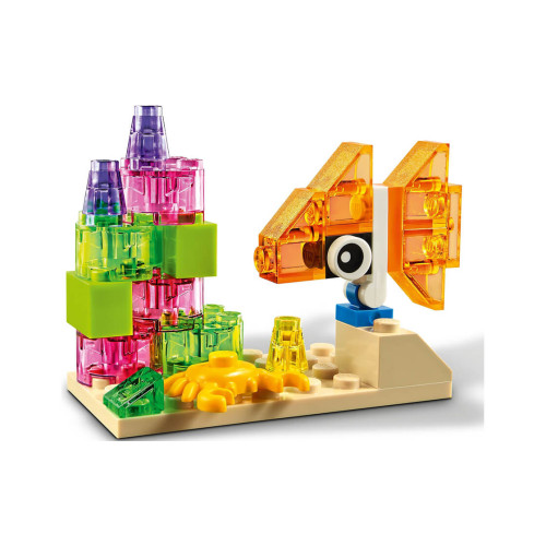 Конструктор LEGO Прозорі кубики для творчості 500 деталей (11013) - изображение 10