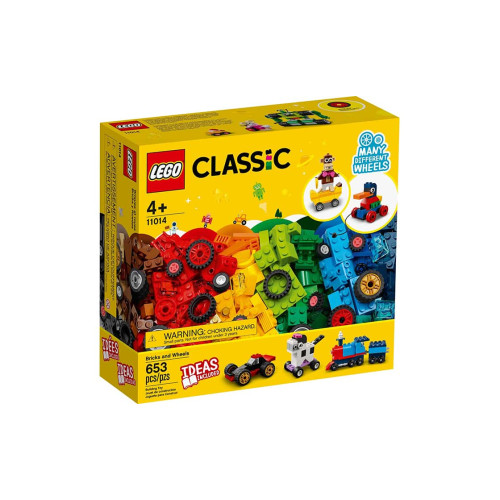 Конструктор LEGO Кубики й колеса 653 деталей (11014)