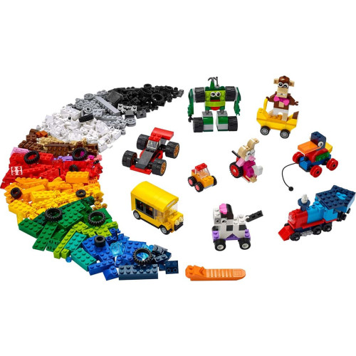 Конструктор LEGO Кубики й колеса 653 деталей (11014) - изображение 2