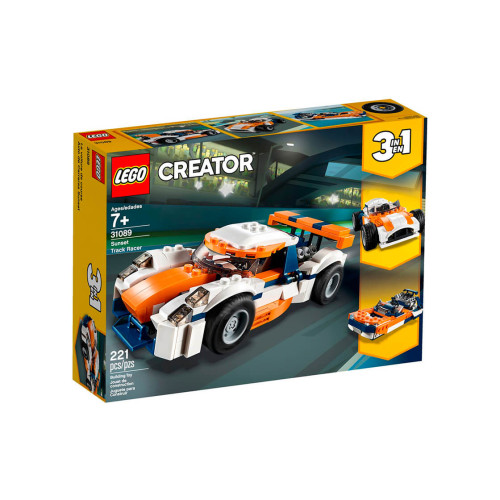 Конструктор LEGO Помаранчевий гоночний автомобіль 221 деталей (31089)