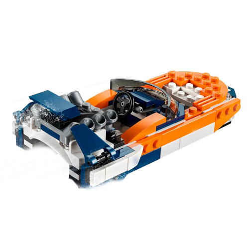 Конструктор LEGO Помаранчевий гоночний автомобіль 221 деталей (31089) - изображение 4