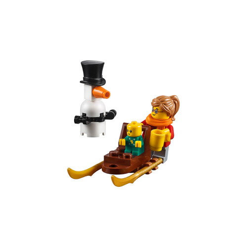 Конструктор LEGO Сільське пожежне депо взимку 1166 деталей (10263) - изображение 3
