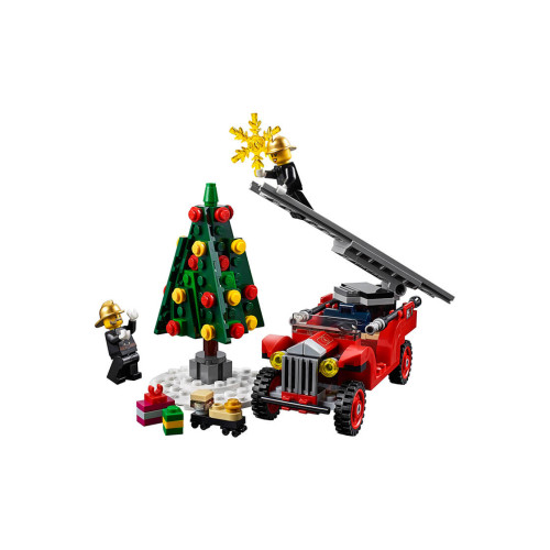 Конструктор LEGO Сільське пожежне депо взимку 1166 деталей (10263) - изображение 4