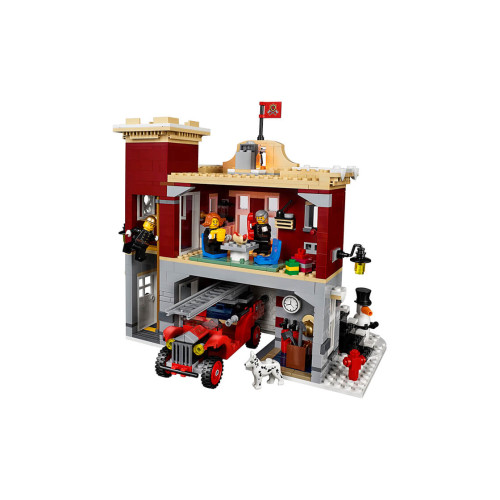 Конструктор LEGO Сільське пожежне депо взимку 1166 деталей (10263) - изображение 5