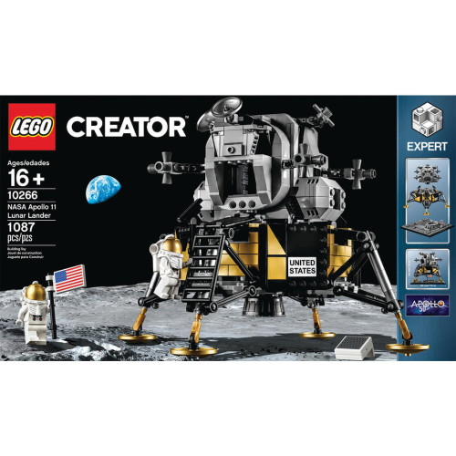 Конструктор LEGO NASA Аполлон 11 Місячний Ландер 1087 деталей (10266)