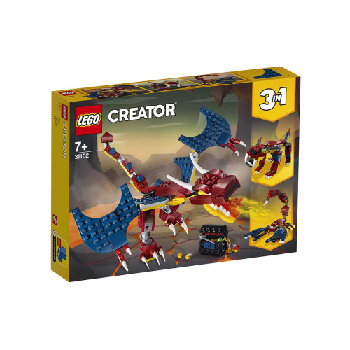 Конструктор LEGO Вогняний дракон 234 деталей (31102)
